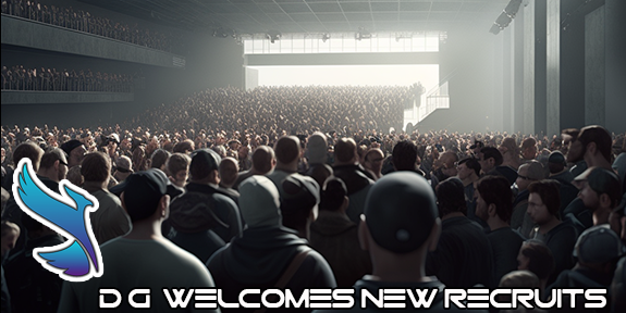 New Recruits assembling for training